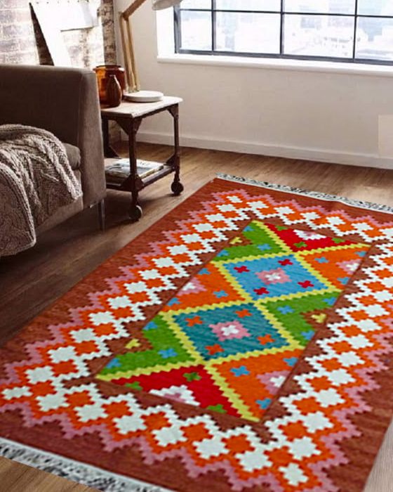 Handmade Cotton-Wool Jupiter Carpet