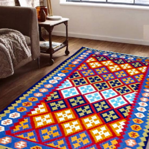 Handmade Cotton-Wool Durrie