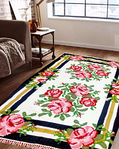 Multicolor Handwoven Traditional Durry