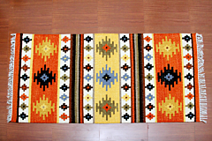 Handmade Punja Dhurrie | Gold